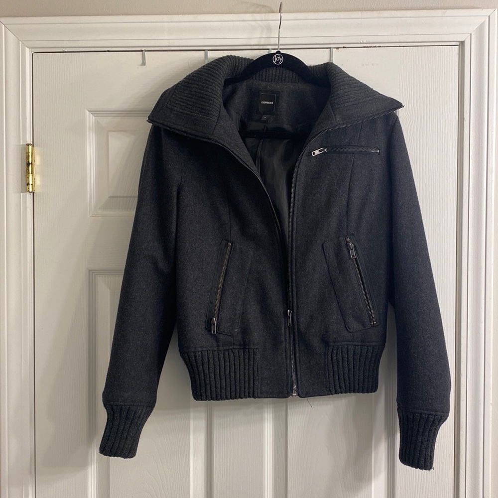 Grey Wool Jacket - image 1